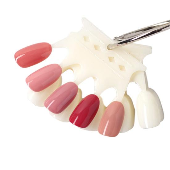 10 шт./50 шт., веерообразные карточки для демонстрации ногтей, практика ABS, корона, советы по дизайну ногтей, практика отображения