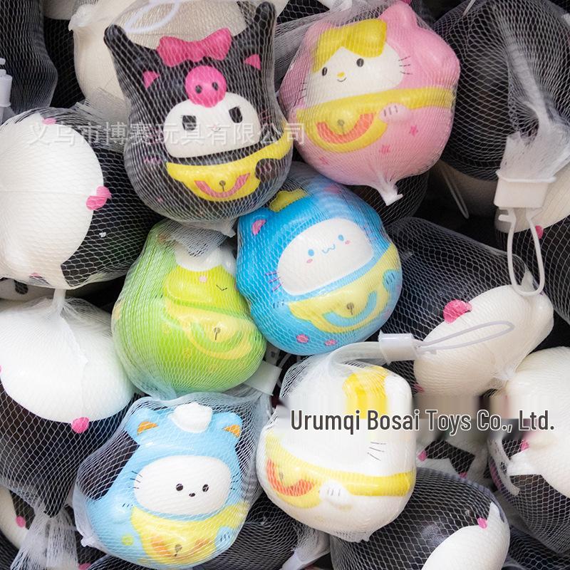 Кукла-яйцо Sanrio с эффектом медленного восстановления (Squishy) - Игрушка для снятия стресса и украшение в подарок студенту.