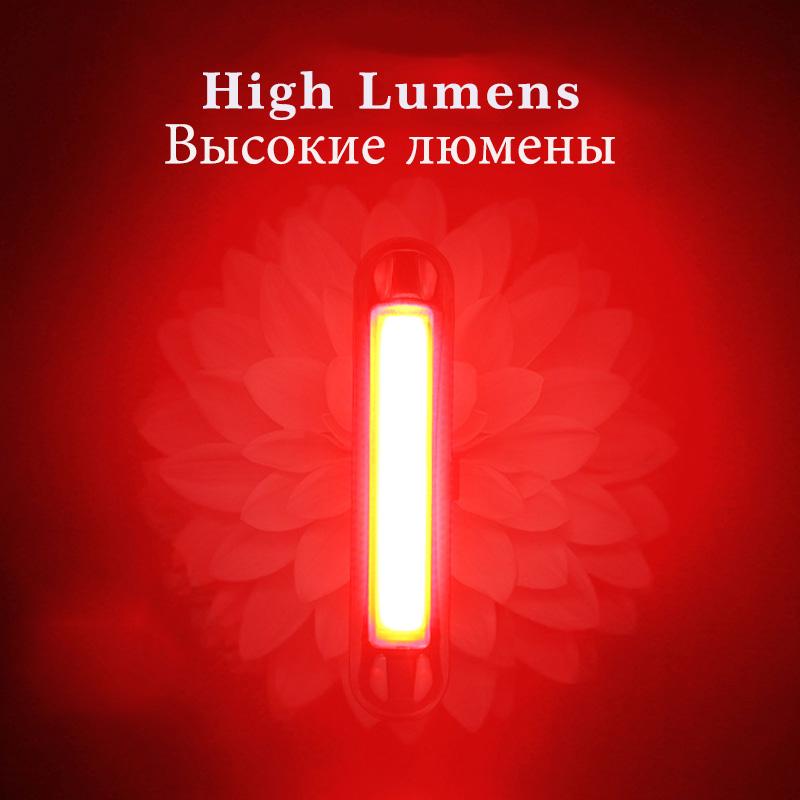 ROCKBROS Велосипедный фонарь Водонепроницаемый Велосипедный задний фонарь Светодиодный USB Перезаряжаемый Предупреждающий задний свет для езды Задний фонарь для седла велосипеда