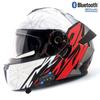 Full Face Motorcycle Helmet With Flip-Up Visor Dual Lens Use Bluetooth Compatible ABS Certified GB811-2022A Adult M L XL 2XL