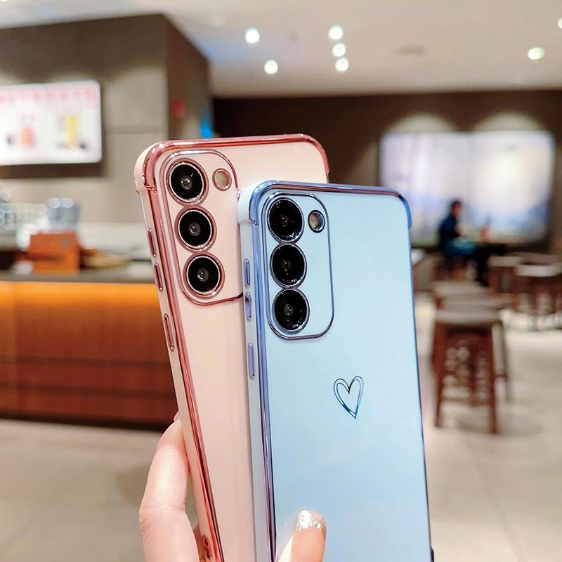 Роскошный чехол с покрытием для Samsung Galaxy A14 A34 A54 A24 A04S A12 A23 A33 A54 A12 A52 A24 Электроplated Силиконовый Мягкий Чехол Fundas