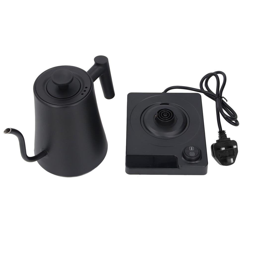 Gooseneck Electric Kettle Stainless Steel 1200W Quick Heating Precise Temperature Control LCD