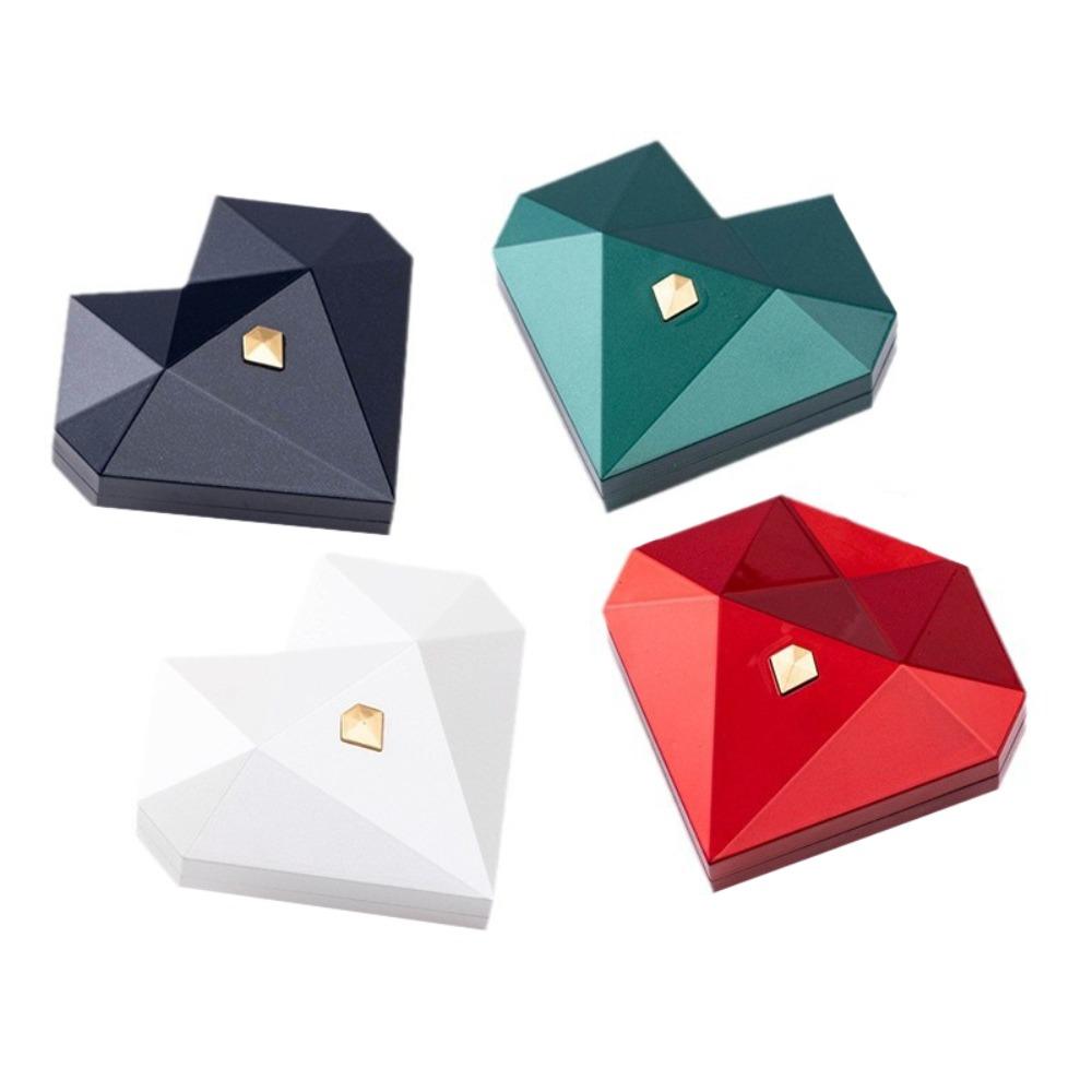 Водонепроницаемая шкатулка для кольца-предложения, пылезащитная автоматическая всплывающая шкатулка для украшений, шкатулка для кольца в форме сердца, свадьба