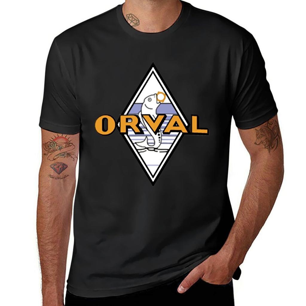 Новая футболка с логотипом Orval футболки тяжелые футболки милая одежда мужская одежда