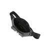 New MLB Monogram Collection Nylon Crossbody Bags Fanny Pack Regular Unisex Black 3AHSM051N-50BKS
