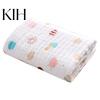 Baby Swaddling Cloth Blanket Eye-catching Keep Body Dry Cotton Cartoon Supplies Printed Thin Newborn for Daily Soft
