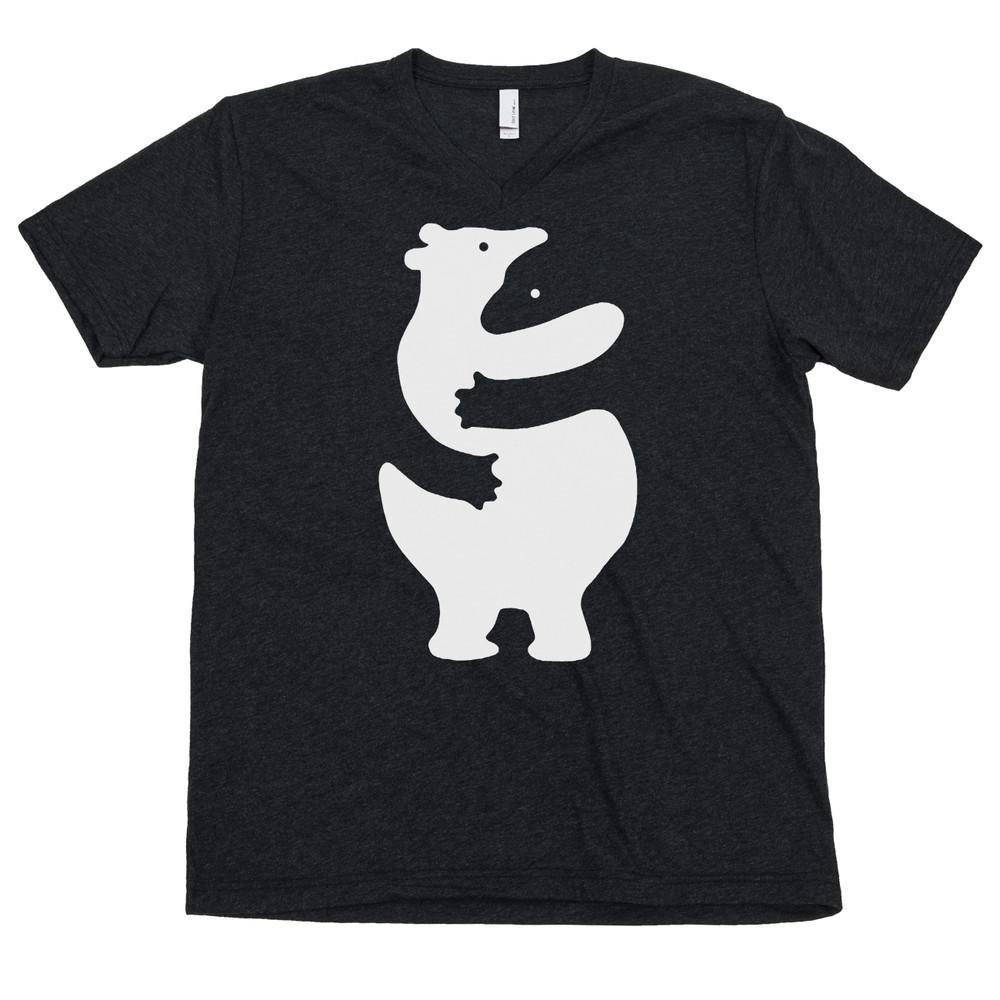Polar Bear Hug T Shirt Love Hugs Hugging Hugger Best Friends Cute Animal Cub Tee