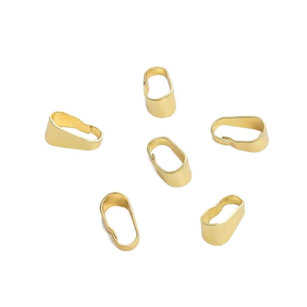 10 шт., медный кулон, зажим, застежка, соединитель, бусины, ювелирные изделия, DIY браслет, ожерелье, кулон, ювелирный компонент