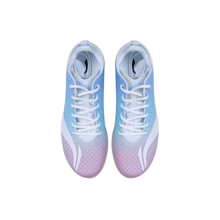 Детские футбольные бутсы Li Ning с низким верхом, детская обувь, белые, фиолетовые, ASTR020-1