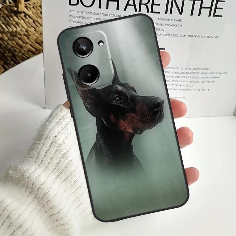 Чехол для телефона Doberman Dog для Realme GT Neo 5 GT5 9 10 11 12 Pro Plus C30 C31 C33 C35 C25s C21Y C51 C55 C67 C53