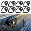 Rail Steel for Trailer Bolt-on Black V-Ring Bolton V-Ring Hangers Cargo Tie-Down Trailers Hook