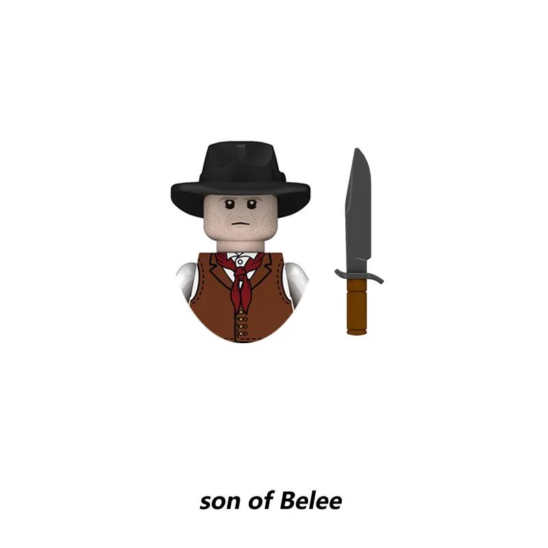 Детские игрушки, мультяшные фигурки, американский ковбой в стиле вестерн, миниатюрное оружие, конструктор, строительные блоки, подарки на праздники для мальчиков.