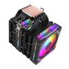 QiuzAim 6 Тепловых Трубок Охладитель CPU Argb 90мм Вентилятор Белый/Черный Тематический Радиатор Башни-близнецы установка LGA2011 x99 1200 115x 1700 AM4 AM5