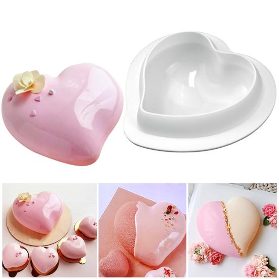 Декоративная форма для конфет Yousheng с антипригарным покрытием в форме романтического сердца, форма для десерта, инструменты для выпечки