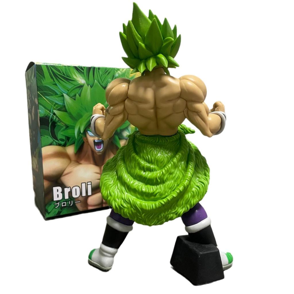 23 см Аниме Dragon Ball Злой Броли Фигурка Мультяшный ПВХ Ручная Работа Модель Статуэтка Украшение Хобби Игрушка Настольное Украшение Куклы Подарки
