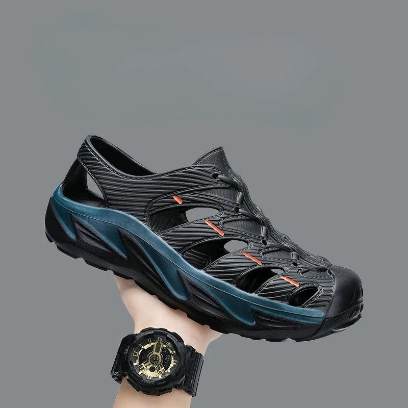 Мода Платформа Мужская Обувь Высота Пляж Дышащая Распродажа Открытый Воздух Удобный Взрослый по Акции Открытый Носок Повседневные Мужские Сандалии