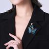 New Luxurious Butterfly Style Brooch Women's Embroidered Corsage Fashionable Suit Accessories Brooch PD2017 KTJ