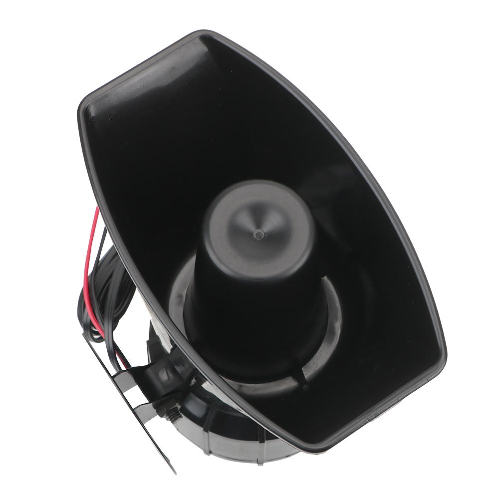 Автомобильные динамики-гудки Громкие 12В 100Вт Автомобильная аварийная сигнализация Полицейская сирена Воздушный гудок Мегафон Тон Микрофон PA-система Аварийный усилитель Клаксон