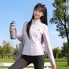 Женская минималистичная спортивная куртка SPAO с воротником-стойкой