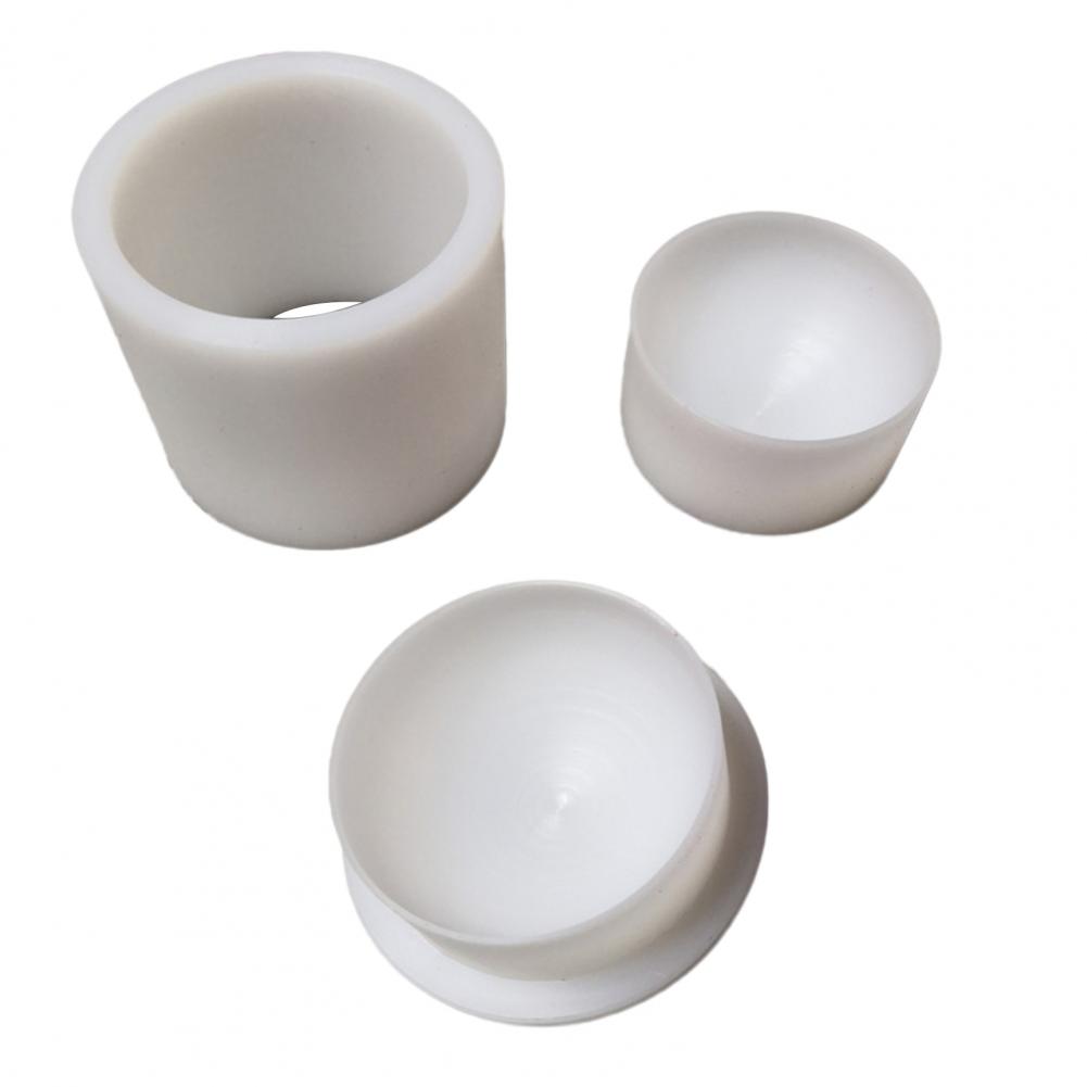 Форма для мыла в форме пончика, форма для мыла в форме пончика, пресс-форма для шампуня, 3D, антипригарное покрытие, диаметр 6,35 см/5,8 см, шарик соли для ванны