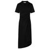 Edition Women's Elegant Triacetate A-Line Long Shirt Dress