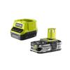 RYOBI - 1 Batterie Lithium+ 18V ONE+ 2,5 Ah Et 1 Chargeur Rapide 2,0 A - RC18120-125
