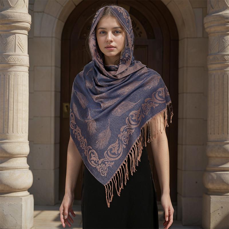 Luxury Thick Cashmere Scarf Women Print New Wraps Pashmina Travel Poncho Warm Blanket Winter Bufanda Shawl Female Stoles