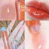 Silky Water Glide Lip Gloss Mirror Beep Lip Glaze Jelly Lip Gloss Hydrating Student Cosmetics Lip Gloss Long-lasting Waterproof Lipstick Non-stick