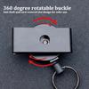 Retractable Badge Reel Holders, Metal Heavy Duty With Carabiner Belt Clip And Key Ring For ID Card Name Holder And Keychain
