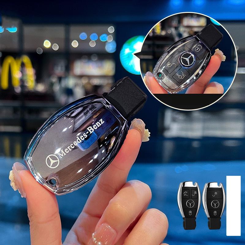 Car Remote Key Case Shell For Mercedes Benz C E S Class W223 W206 C260 S450 S500 CLA W177 C180L E260L W205 W213 W222 AMG CLA220