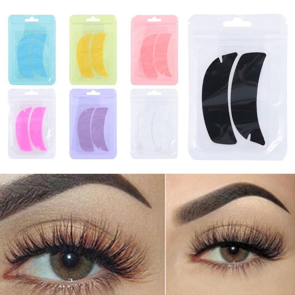 Силиконовые патчи для наращивания ресниц, многоразовые патчи под глаза, инструменты для макияжа