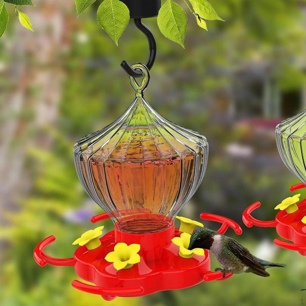 Hummingbird Feeders,Bird Water Feeder Petals Decorated Bird Feeder,Bird Dispenser,Garden