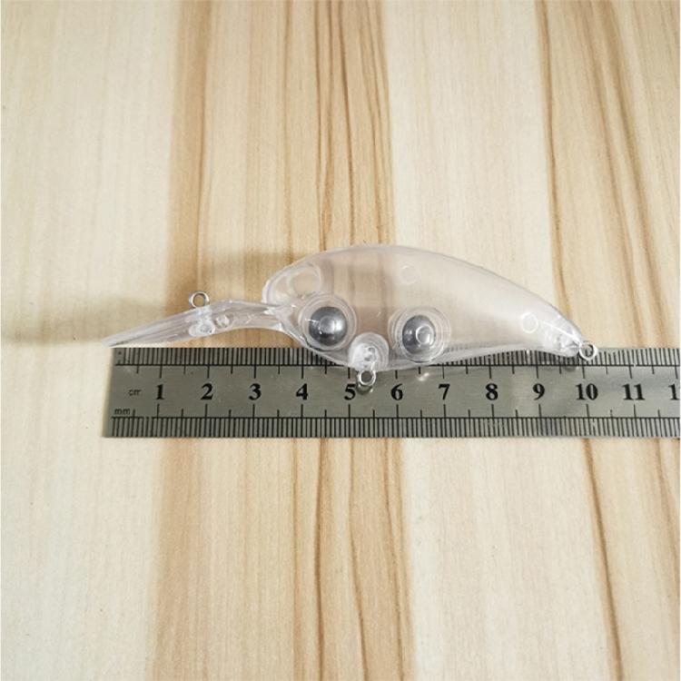 10Pcs Unpainted Crankbait Hard Plastic Fishing Lures Blanks Floating Unpainted Crankbait Blanks Lures Easy to Use
