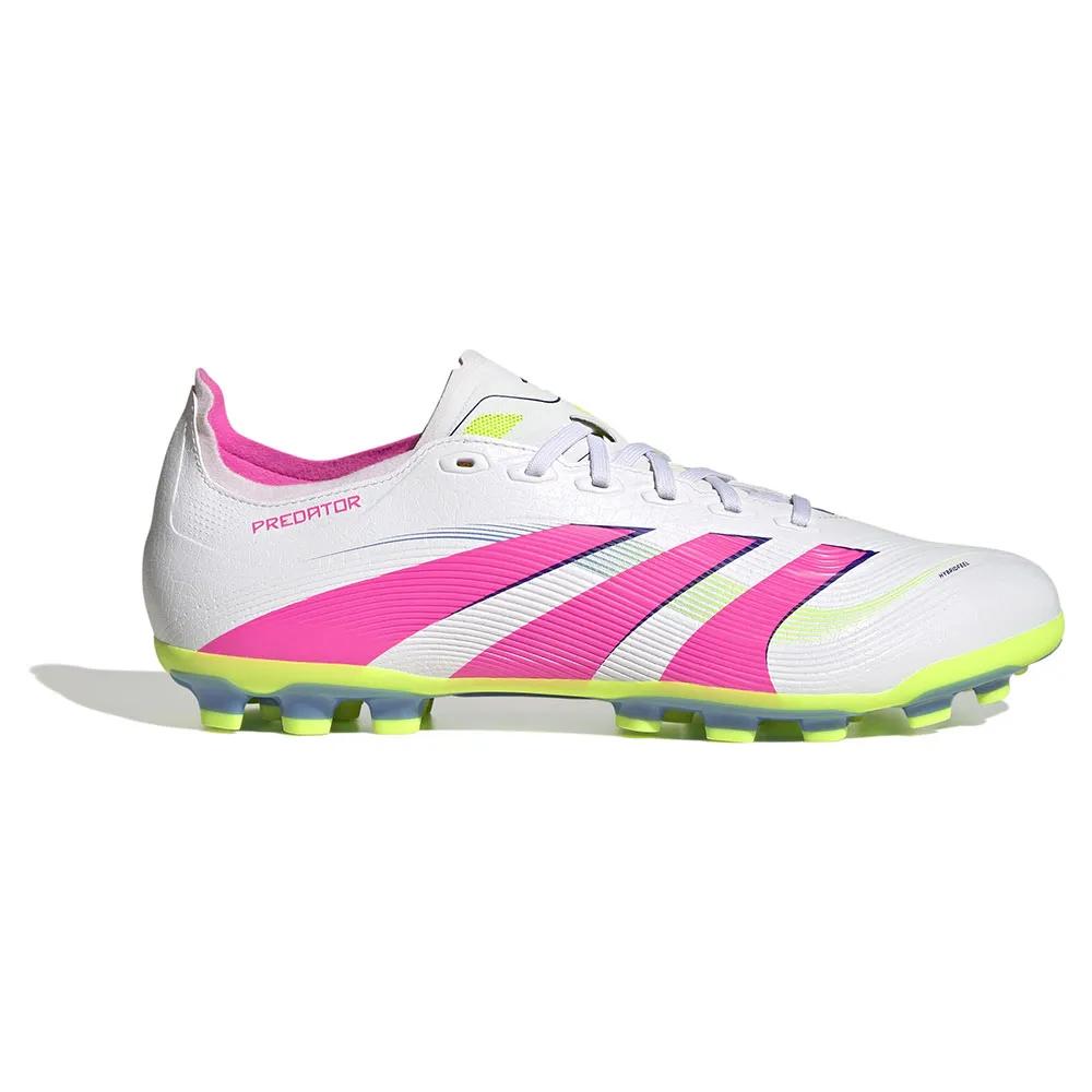 Adidas predator league football boots artificial grass outsole White
