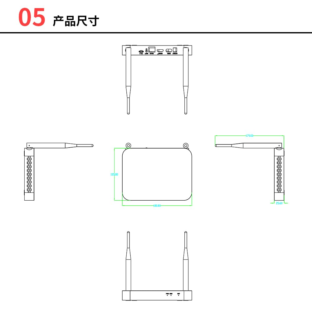 Сетевая камера Juancloud 10-станционный регистратор комплект Wi-Fi JA-K6510-PO1031-W