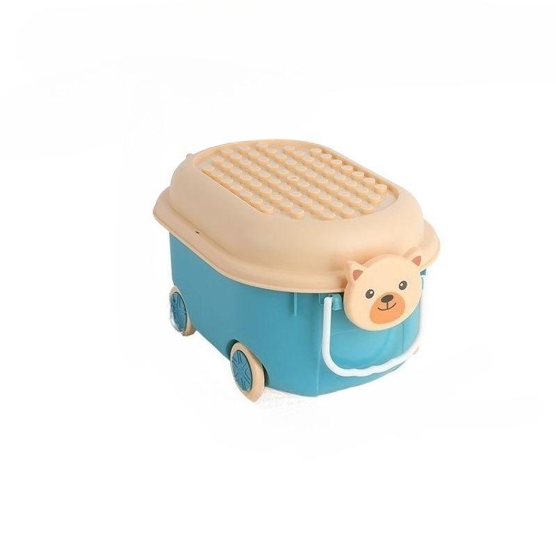 Cartoon Toy Storage Box Organizer for Child Home Snack Clothes Storage Box Large Capacity Multifunctional Plastic Storage Boxes