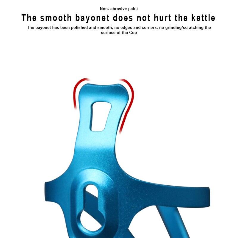 Велосипедный держатель для бутылки с водой, универсальный, легко устанавливаемый, держатель для бутылки с водой из алюминиевого сплава, легкий держатель для стакана, аксессуары для велоспорта