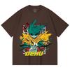 230 Gsm 100% Cotton My Hero Academia V23 Deku Print Unisex Heavy Cotton T Shirt