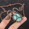 Amazonite Necklace Copper Wire Wrapped Jewelry Adjustable Necklace Gemstone Jewelry Copper Necklace Handmade Wire Wrap Necklace Gift For Mom