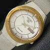 USED VINTAGE SEIKO 5 AUTOMATIC 7009A JAPAN MENS WHITE COLOR DIAL WATCH A433231-2 R115-a433231