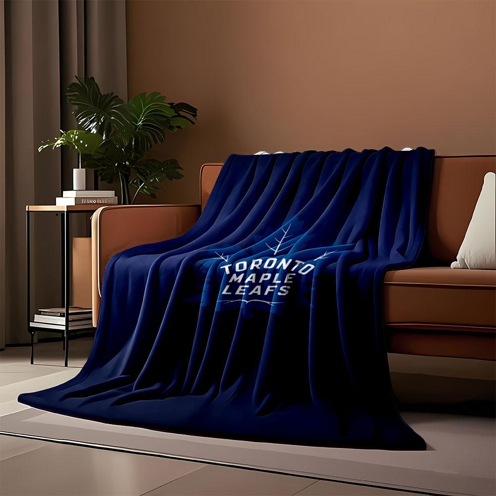 Toronto Maple Leafs Logo Blanket print blanket soft and cozy perfect for the living room bed sofa or a nap,gift