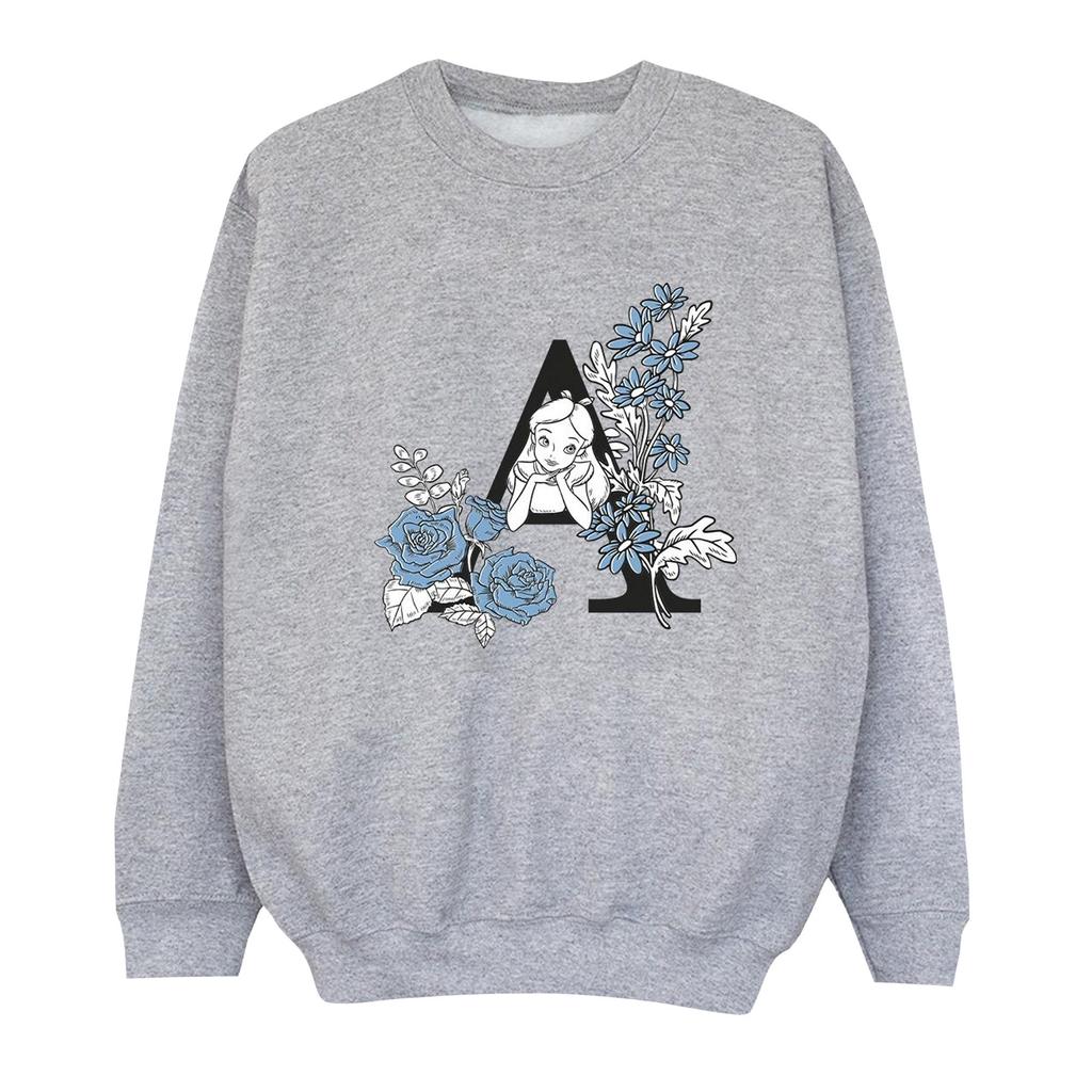 Disney Boys Alice In Wonderland Letter A Sweatshirt