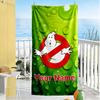 Ghostbusters Customizable Name Beach Towel Soft Durable Quick-Dry Suitable for Sports Travel Swimming Yoga Bathroom Beach And Pool