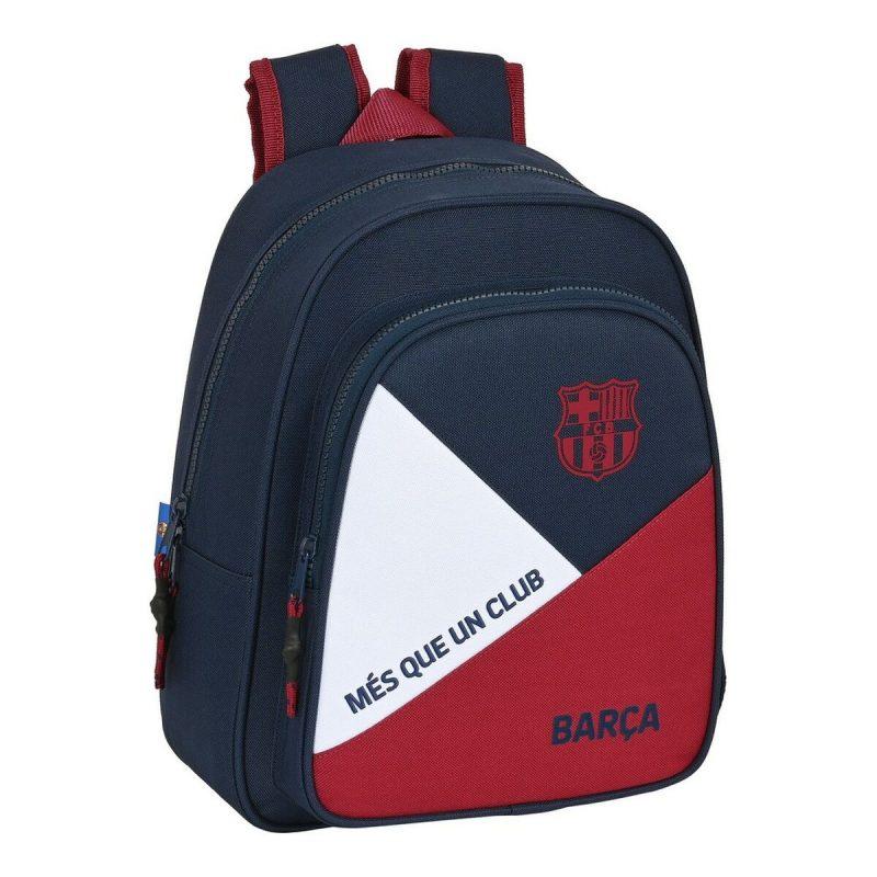 F.C. Barcelona-Mochila Escolar F.C. Barcelona Azul Granate (27 x 33 x 10 cm)