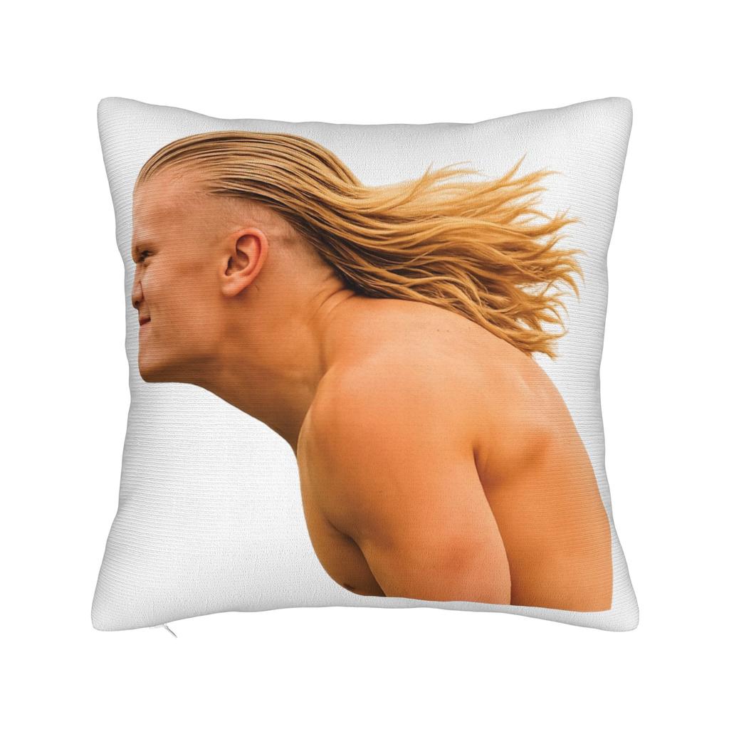 Erling Haaland record breaker Pillow Cover Comfy Cushion Cover Novelty Pillow Case For Living Room Sofa