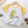 Children's Cotton Short Sleeve Summer Boy's T-shirt Cartoon Short Sleeve Top for Girls
