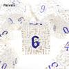 7 Pcs  White Blue Metal Dice Maze Hollow Metal Polyhedral Dice Set Suitable for Role-Playing RPG  Board Game Card Game