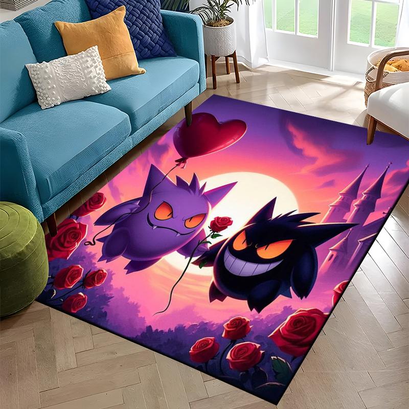 Charizard 3D Painting Japan Cartoon Pokem0n Carpet Rug for Bedroom Living Room Home Sofa Decoration,kids Large Decor Floor Mat