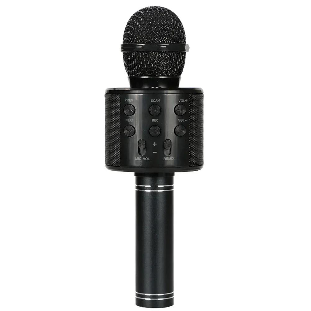 Ручной Беспроводной Bluetooth Микрофон-Караоке Hifi Звук USB Динамик Микрофон для Детей Музыкальный Плеер Записывающее Устройство Домашний KTV