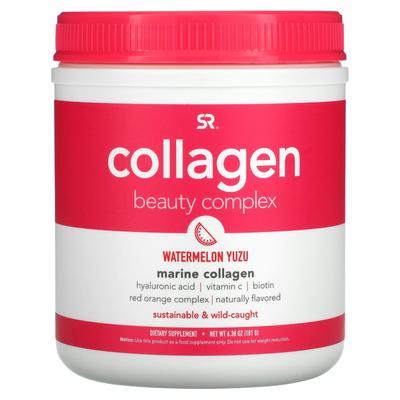 Collagen Beauty Complex, Морской коллаген, Арбуз Юдзу, 181 г (6,38 унций)